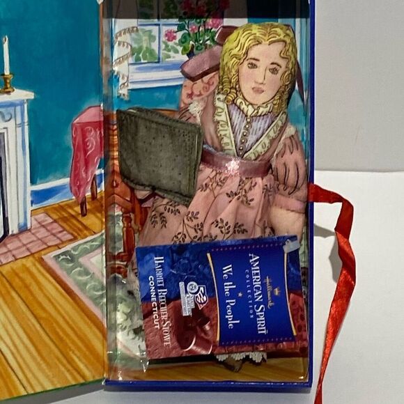 Hallmark We The People Connecticut U.S. State Quarter Harriet Beecher Stowe Doll - Picture 2 of 9